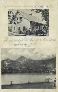 Kleidermacher und Krämerei Scheriau - Oesterreich - alte historische Fotos Ansichten Bilder Aufnahmen Ansichtskarten 