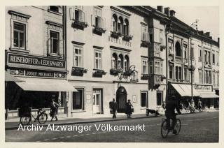 Villach Hauptplatz Geschäft Michaeli  - Oesterreich - alte historische Fotos Ansichten Bilder Aufnahmen Ansichtskarten 