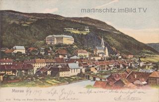 Murau Ortsansicht - Oesterreich - alte historische Fotos Ansichten Bilder Aufnahmen Ansichtskarten 