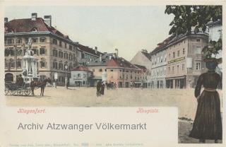Klagenfurt Heuplatz - Oesterreich - alte historische Fotos Ansichten Bilder Aufnahmen Ansichtskarten 