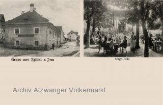 Spittal an der Drau, Sorgo Bräu  - Oesterreich - alte historische Fotos Ansichten Bilder Aufnahmen Ansichtskarten 