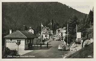 Grenze Österreich - Italien in Arnoldstein - Oesterreich - alte historische Fotos Ansichten Bilder Aufnahmen Ansichtskarten 