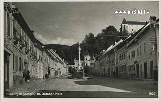 Bleiburg - 10. Oktober Platz - alte historische Fotos Ansichten Bilder Aufnahmen Ansichtskarten 