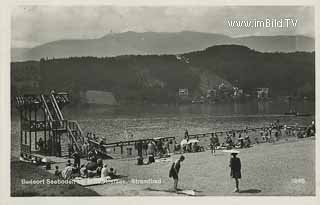 Strandbad in Seeboden - Kärnten - alte historische Fotos Ansichten Bilder Aufnahmen Ansichtskarten 
