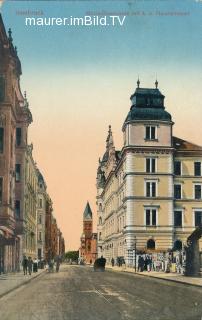 Maximilianstrasse in Innsbruck - Europa - alte historische Fotos Ansichten Bilder Aufnahmen Ansichtskarten 