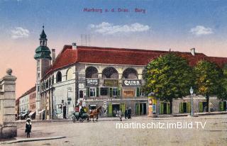Marburg an der Drau, Burg - Marburg an der Drau / Maribor - alte historische Fotos Ansichten Bilder Aufnahmen Ansichtskarten 