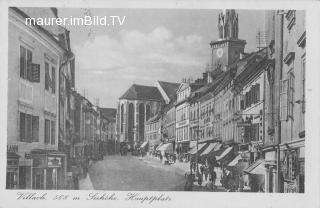 Hauptplatz Villach - alte historische Fotos Ansichten Bilder Aufnahmen Ansichtskarten 