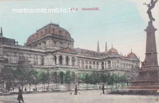 Wien, Universität - Oesterreich - alte historische Fotos Ansichten Bilder Aufnahmen Ansichtskarten 