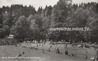 Warmbad Freibad - Oesterreich - alte historische Fotos Ansichten Bilder Aufnahmen Ansichtskarten 