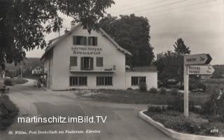 Gasthof - Pension Kreuzwirt - Villach(Stadt) - alte historische Fotos Ansichten Bilder Aufnahmen Ansichtskarten 