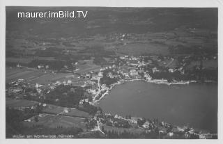 Lufbildaufnahme Velden - alte historische Fotos Ansichten Bilder Aufnahmen Ansichtskarten 