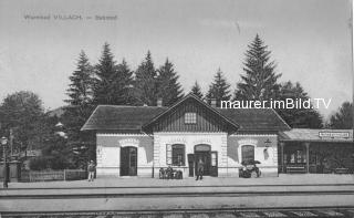 Warmbad - Bahnhof - Kärnten - alte historische Fotos Ansichten Bilder Aufnahmen Ansichtskarten 