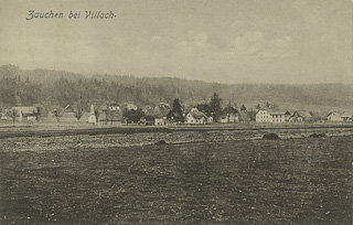 Zauchen - Ortsansicht - Villach(Stadt) - alte historische Fotos Ansichten Bilder Aufnahmen Ansichtskarten 