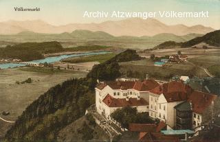 Völkermarkt, Blick vom Kirchturm  - Oesterreich - alte historische Fotos Ansichten Bilder Aufnahmen Ansichtskarten 