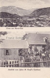 Maria Gail, M.Knafl's Gasthaus - Oesterreich - alte historische Fotos Ansichten Bilder Aufnahmen Ansichtskarten 