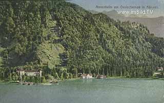 Seehotel und Hotel Annenheim - Kärnten - alte historische Fotos Ansichten Bilder Aufnahmen Ansichtskarten 