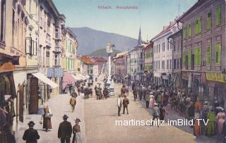 Villach, Hauptplatz - Oesterreich - alte historische Fotos Ansichten Bilder Aufnahmen Ansichtskarten 
