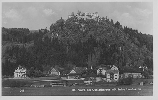 St. Andrä - Burgruine Landskron - Kärnten - alte historische Fotos Ansichten Bilder Aufnahmen Ansichtskarten 