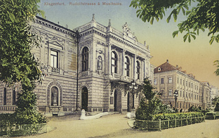 Rudolfstrasse + Musiksäle - Kärnten - alte historische Fotos Ansichten Bilder Aufnahmen Ansichtskarten 