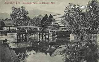 Seebrück bei  Steiners Hotel - Europa - alte historische Fotos Ansichten Bilder Aufnahmen Ansichtskarten 