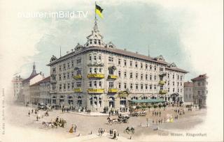 Hotel Moser in Klagenfurt - Europa - alte historische Fotos Ansichten Bilder Aufnahmen Ansichtskarten 
