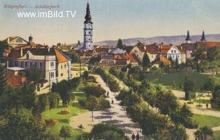 Klagenfurt Schillerpark - Europa - alte historische Fotos Ansichten Bilder Aufnahmen Ansichtskarten 