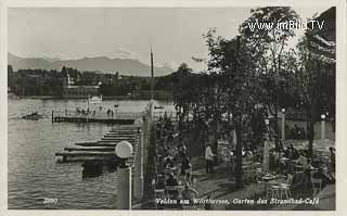 Velden - Strandbad Cafe - Kärnten - alte historische Fotos Ansichten Bilder Aufnahmen Ansichtskarten 