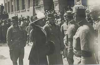 Kaiser Karl und Zita in Klagenfurt - alte historische Fotos Ansichten Bilder Aufnahmen Ansichtskarten 