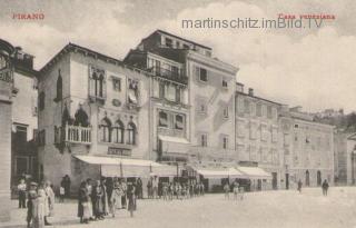 Piran, Casa Venezia - alte historische Fotos Ansichten Bilder Aufnahmen Ansichtskarten 