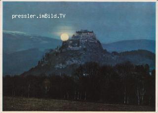 Burg Hochosterwitz Mondscheinkarte - Kärnten - alte historische Fotos Ansichten Bilder Aufnahmen Ansichtskarten 