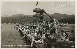 Strandbad Pörtschach - Europa - alte historische Fotos Ansichten Bilder Aufnahmen Ansichtskarten 