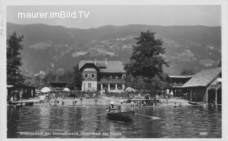 Strandbad Linde in Bodensdorf - Europa - alte historische Fotos Ansichten Bilder Aufnahmen Ansichtskarten 