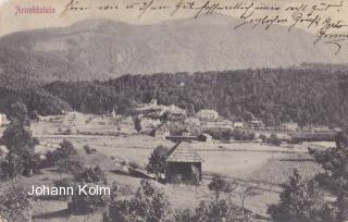 Arnoldstein, Bahnhof und Burgruine  - Europa - alte historische Fotos Ansichten Bilder Aufnahmen Ansichtskarten 