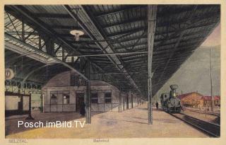 Selzthal, Bahnhof - Europa - alte historische Fotos Ansichten Bilder Aufnahmen Ansichtskarten 