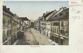 Hauptplatz Spittal an der  Drau - Europa - alte historische Fotos Ansichten Bilder Aufnahmen Ansichtskarten 