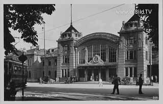 Bahnhof Klagenfurt - Europa - alte historische Fotos Ansichten Bilder Aufnahmen Ansichtskarten 