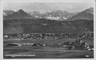 Flughafen Klagenfurt - Europa - alte historische Fotos Ansichten Bilder Aufnahmen Ansichtskarten 