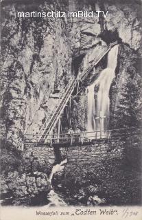 Mürzsteg, Wasserfall zum  - Europa - alte historische Fotos Ansichten Bilder Aufnahmen Ansichtskarten 