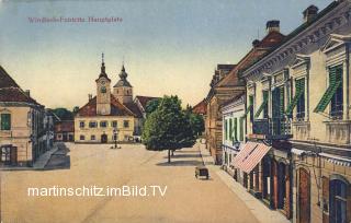 Windisch Feistritz, Hauptplatz - Europa - alte historische Fotos Ansichten Bilder Aufnahmen Ansichtskarten 