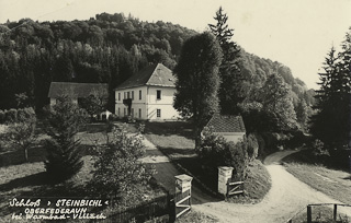 Schloss Steinbichl - alte historische Fotos Ansichten Bilder Aufnahmen Ansichtskarten 