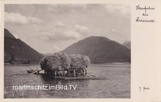 Heufuhren am Weissensee - Spittal an der Drau - alte historische Fotos Ansichten Bilder Aufnahmen Ansichtskarten 