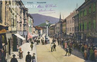 Hauptplatz Villach - Villach(Stadt) - alte historische Fotos Ansichten Bilder Aufnahmen Ansichtskarten 