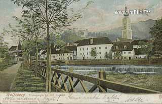 Wolfsberg - Promenade an der Lavant - Oesterreich - alte historische Fotos Ansichten Bilder Aufnahmen Ansichtskarten 