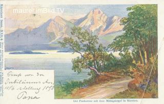 Faakersee Insel - Oesterreich - alte historische Fotos Ansichten Bilder Aufnahmen Ansichtskarten 