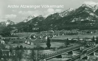 Gödersdorf mit Gasthof Robic - Finkenstein am Faaker See - alte historische Fotos Ansichten Bilder Aufnahmen Ansichtskarten 