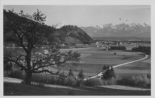 Blick Richtung Moos - Villach Land - alte historische Fotos Ansichten Bilder Aufnahmen Ansichtskarten 