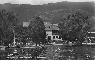 Strrandpension Linde - Bodensdorf - Feldkirchen - alte historische Fotos Ansichten Bilder Aufnahmen Ansichtskarten 