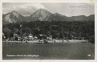 Faakersee - Sandbank - Europa - alte historische Fotos Ansichten Bilder Aufnahmen Ansichtskarten 