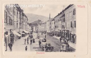 Villach Hauptplatz - Villach(Stadt) - alte historische Fotos Ansichten Bilder Aufnahmen Ansichtskarten 