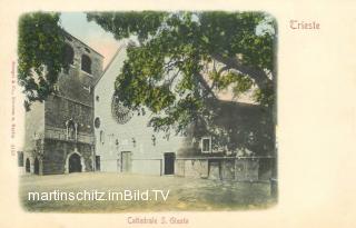 Triest, Cathedrale S. Giusto - alte historische Fotos Ansichten Bilder Aufnahmen Ansichtskarten 